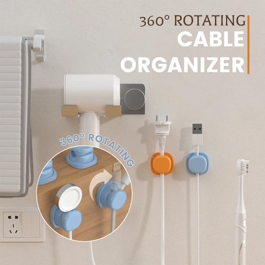 360° rotating cable management tool