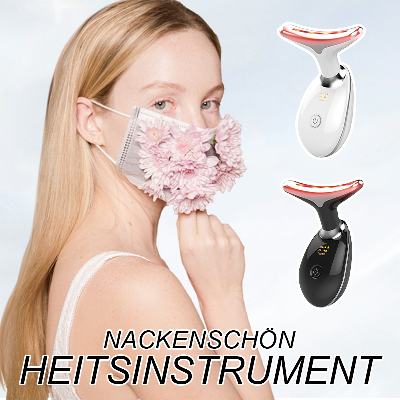 EMS RED LIGHT THERAPY FACE NECK LIFT WRINKLE REMOVER ÅTNA MASSAGER