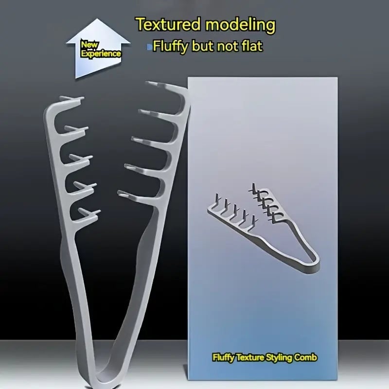 Pörröinen teksturoitu kampa - Luo helposti pörröinen tyyli