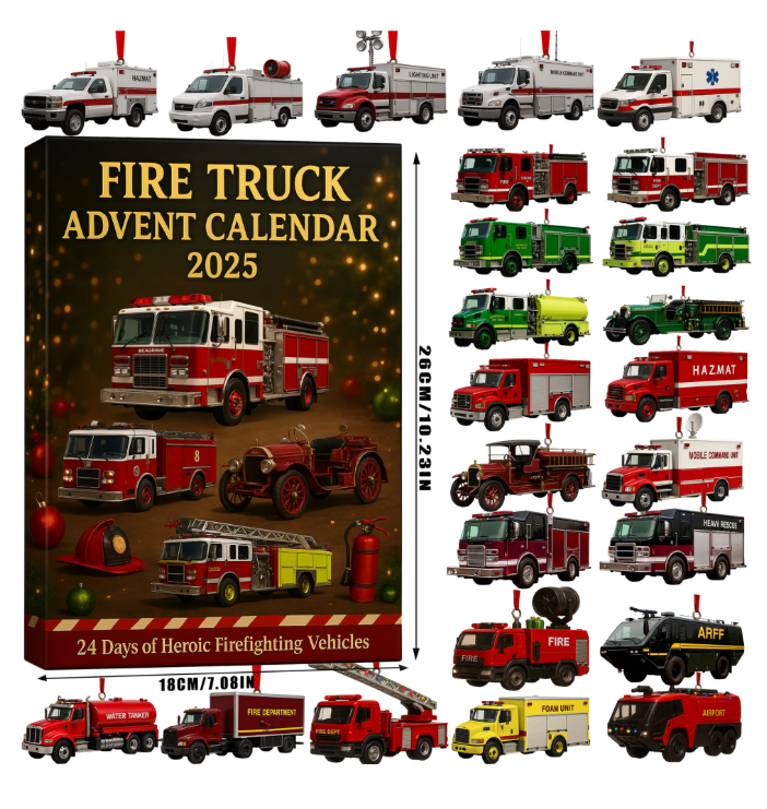 🚒🔥PALOAUTOJEN JOULUJEN KALENTERI 2025🎁🌲