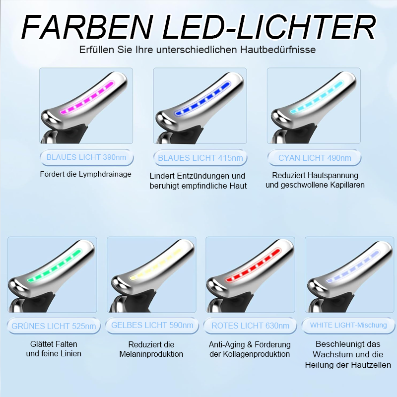 EMS RED LIGHT THERAPY FACE NECK LIFT WRINKLE REMOVER ÅTNA MASSAGER