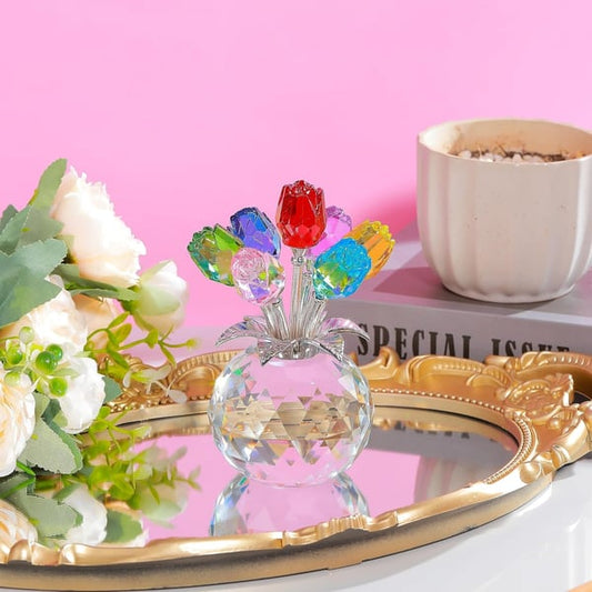 🌈✨ Kristalliruusukukkia - Luovaa kodinsisustusta ✨🌈